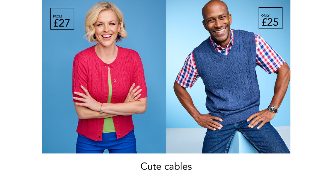 Cute cable knits